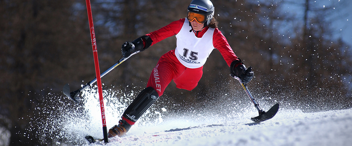 Alpine Skiing stock image